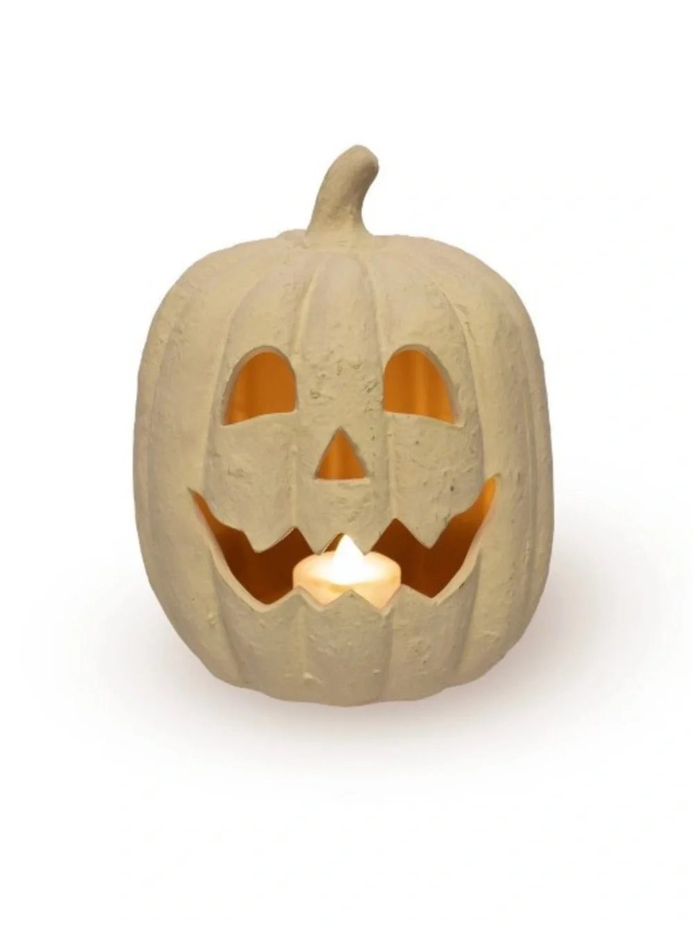 Terracotta Light-Up Pumpkins Cream Jack O'lantern - Bullseye's Playground™ 2026